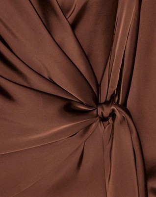 Ines Bluse - Semi Rich Brown